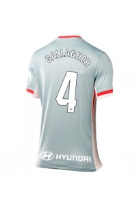 Atletico Madrid Conor Gallagher #4 Fotballdrakt Borte Klær Dame 2024-25 Korte ermer